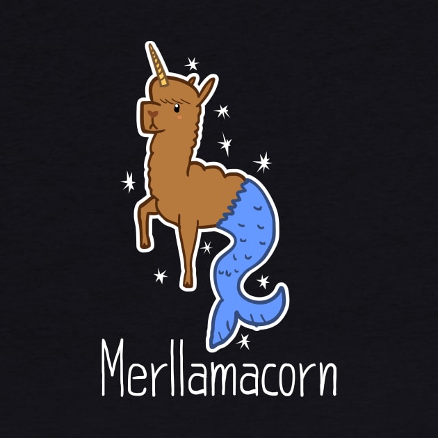 Merllamacorn - Mermaid, Llama and Unicorn. by storyanswer